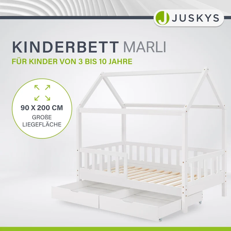 Lit enfant Marli 90 x 200 cm avec sommier