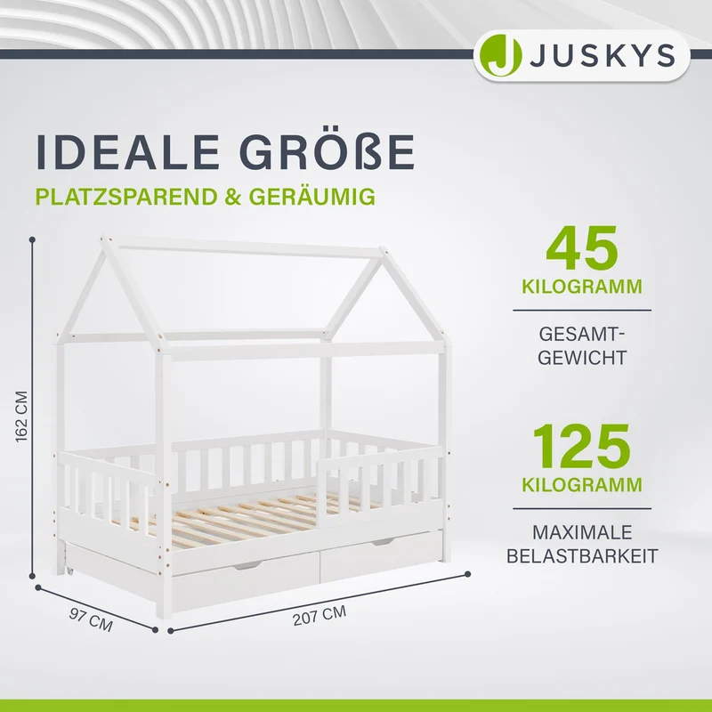 Lit enfant Marli 90 x 200 cm avec sommier