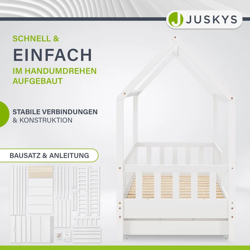 Lit enfant Marli 90 x 200 cm avec sommier