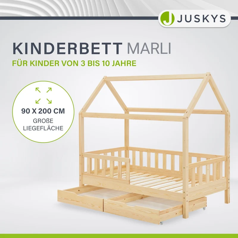 Lit enfant Marli 90 x 200 cm avec sommier
