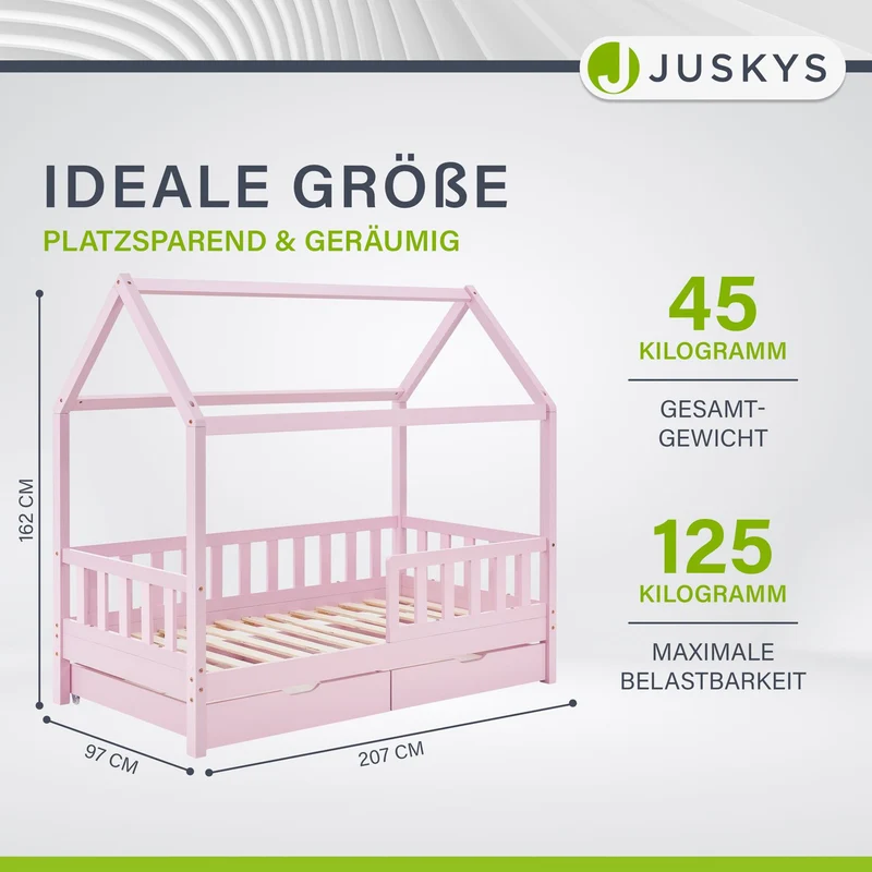 Lit enfant Marli 90 x 200 cm avec sommier