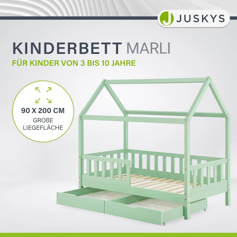 Lit enfant Marli 90 x 200 cm avec sommier