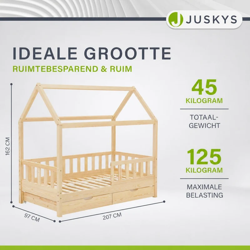 Lit enfant Marli 90 x 200 cm avec sommier