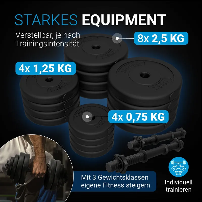 Ensemble d'haltères 30 kg