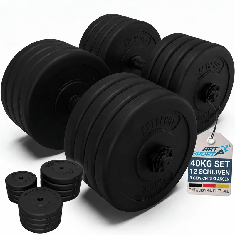 Ensemble d'haltères 40 kg