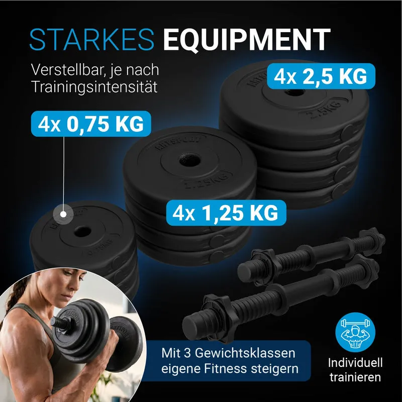 Ensemble d'haltères 20 kg