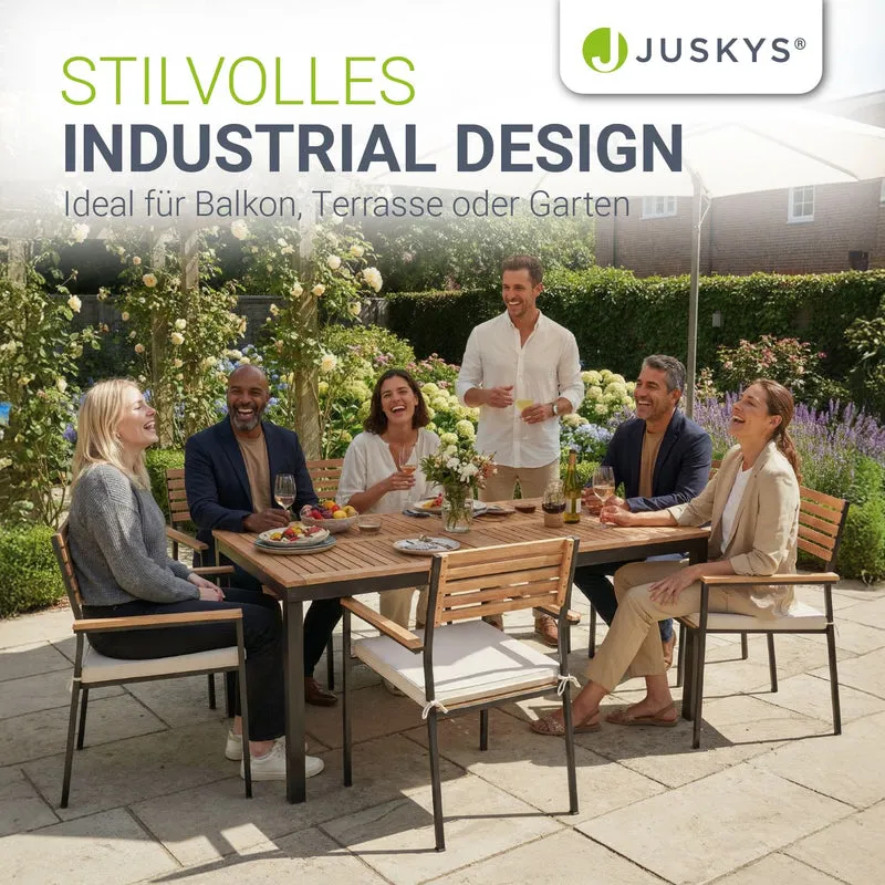 Salon de jardin en bois d'acacia Rhodos – 4 places