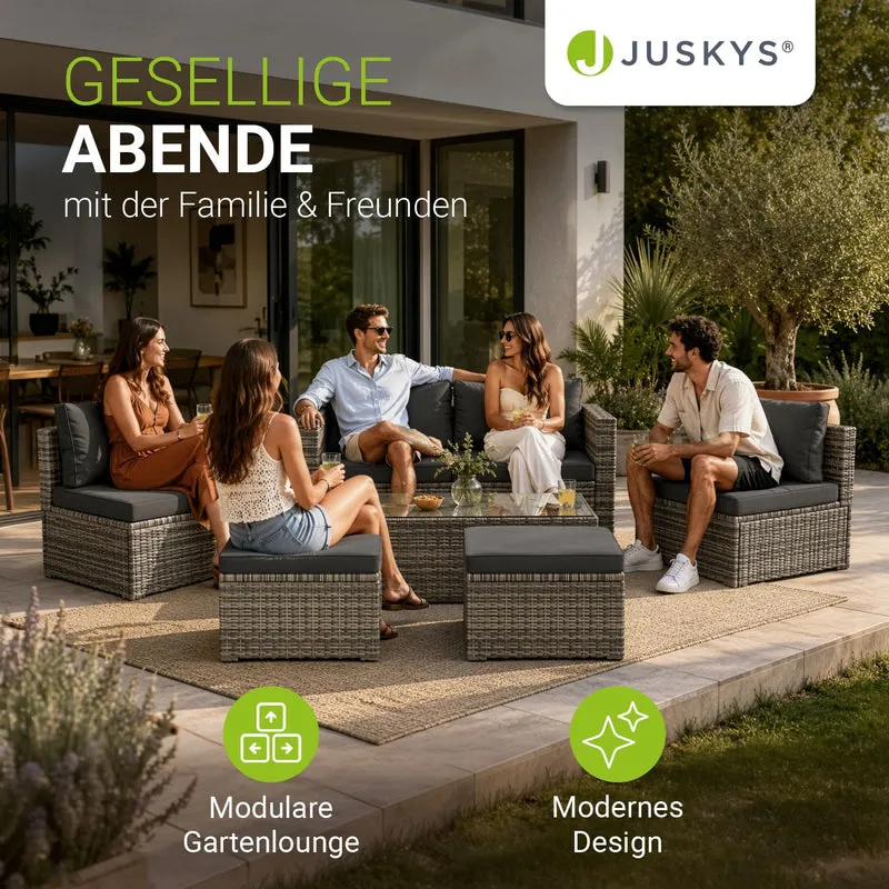 Salon de jardin en résine tressée Salou – 6 places