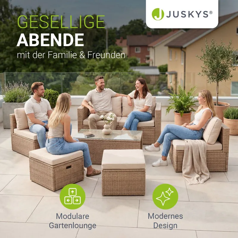 Salon de jardin en résine tressée Salou – 6 places