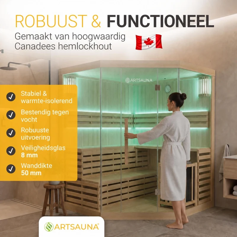 Sauna intérieur Espoo 200 Premium