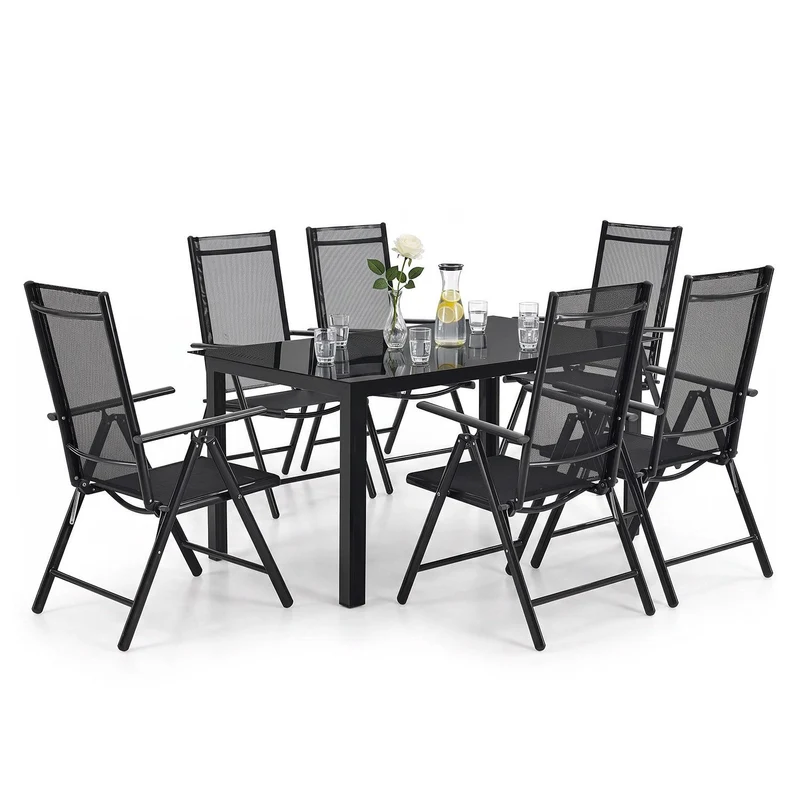 Salon de jardin Milano en aluminium – jusqu'à 8 places