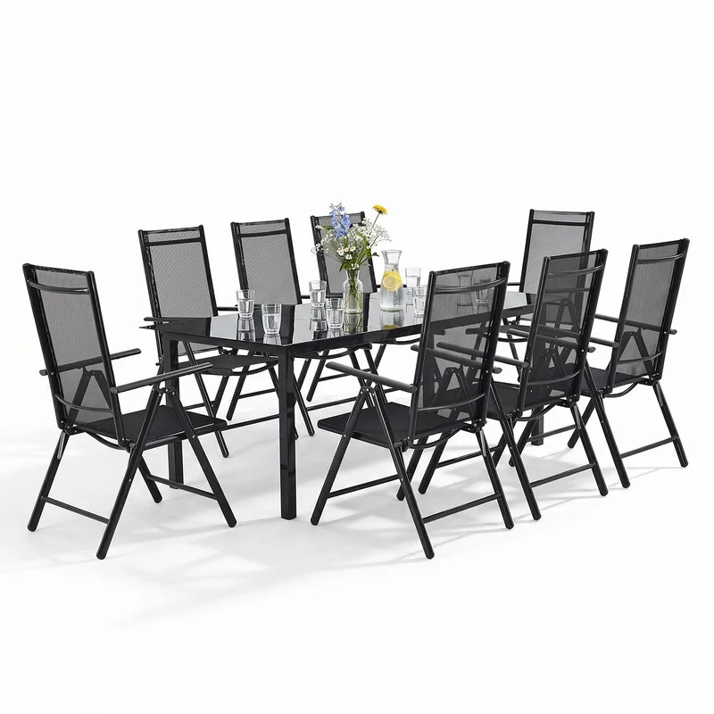 Salon de jardin Milano en aluminium – jusqu'à 8 places