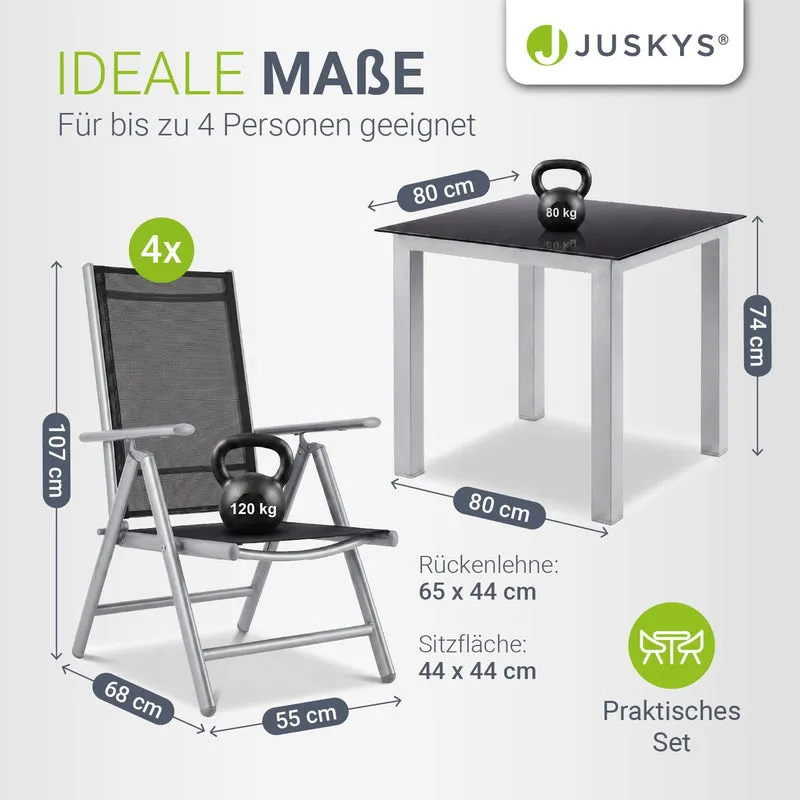 Salon de jardin Milano en aluminium – jusqu'à 8 places