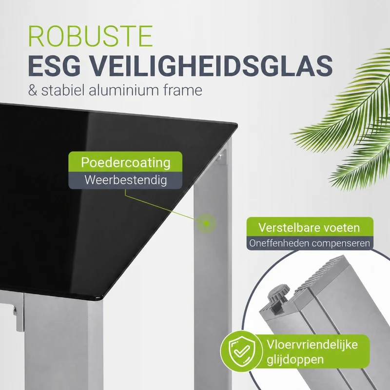 Salon de jardin Milano en aluminium – jusqu'à 8 places