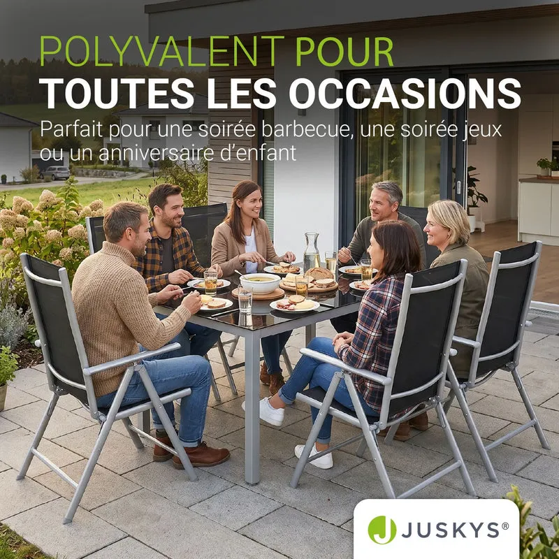 Salon de jardin Milano en aluminium – jusqu'à 8 places