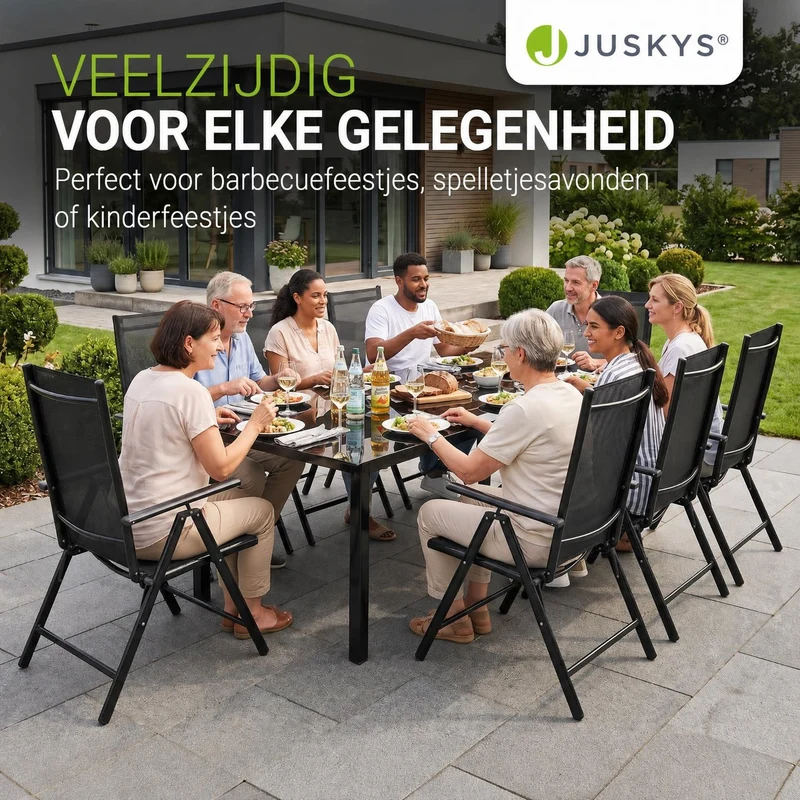 Salon de jardin Milano en aluminium – jusqu'à 8 places