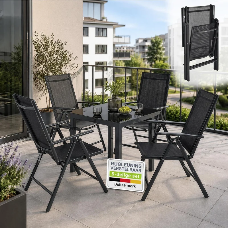 Salon de jardin Milano en aluminium – jusqu'à 8 places