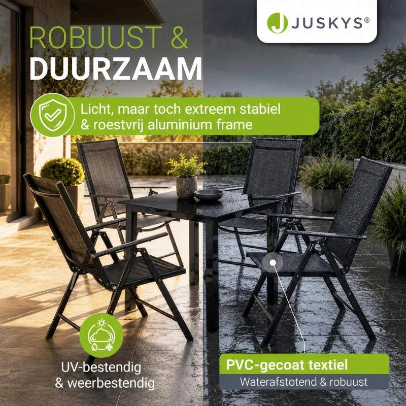 Salon de jardin Milano en aluminium – jusqu'à 8 places