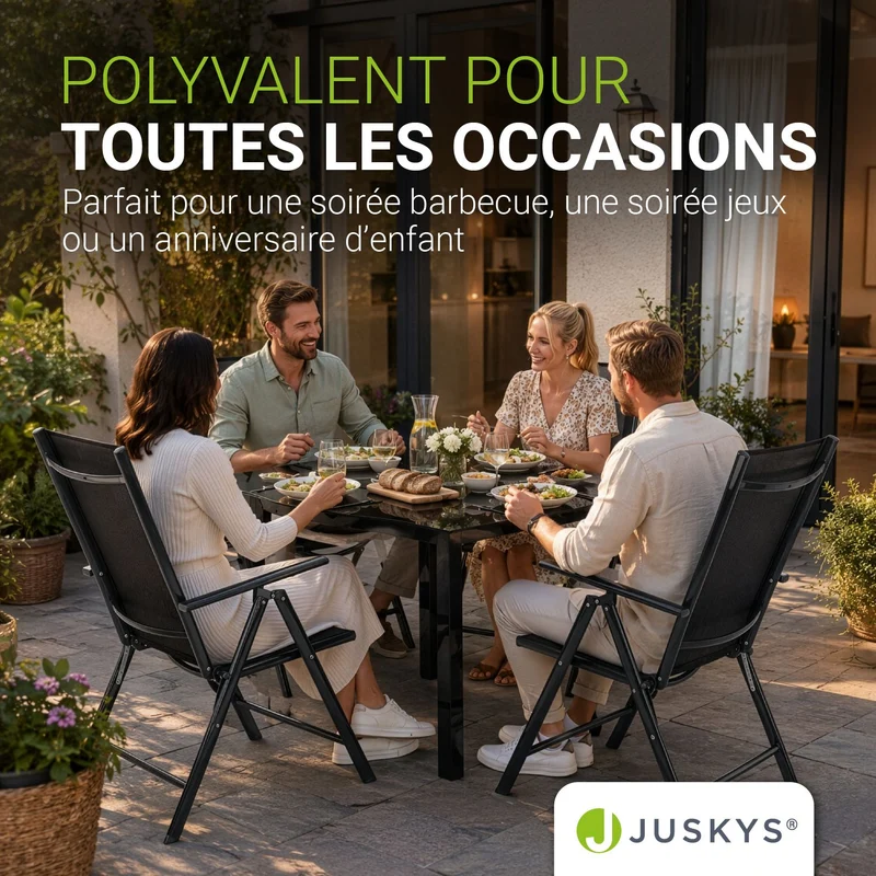 Salon de jardin Milano en aluminium – jusqu'à 8 places