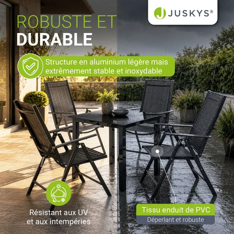 Salon de jardin Milano en aluminium – jusqu'à 8 places