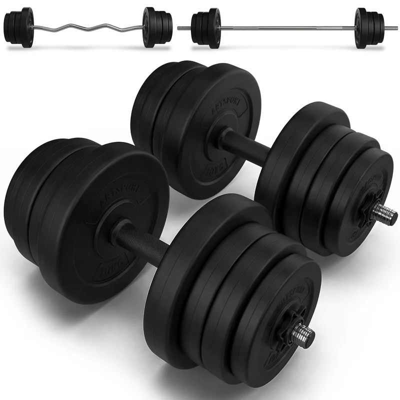 Ensemble d'haltères 3 en 1 60 kg