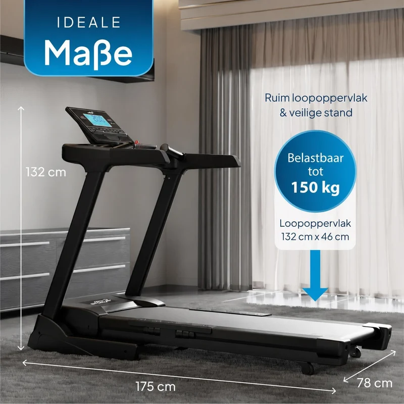 Tapis de course pliable Speedrunner 6000 – 99 programmes
