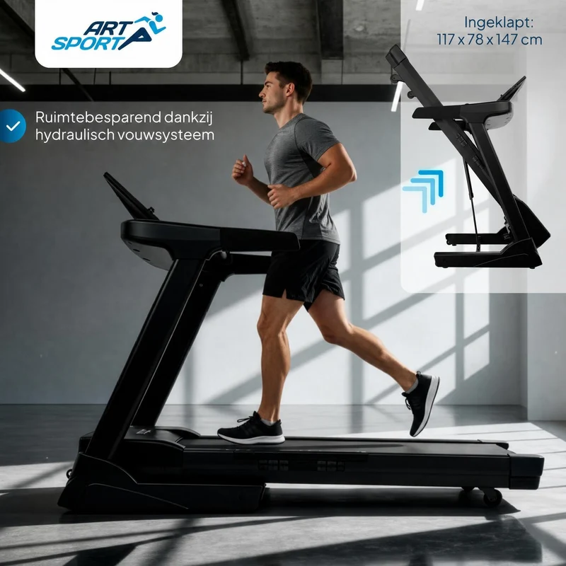 Tapis de course pliable Speedrunner 6000 – 99 programmes
