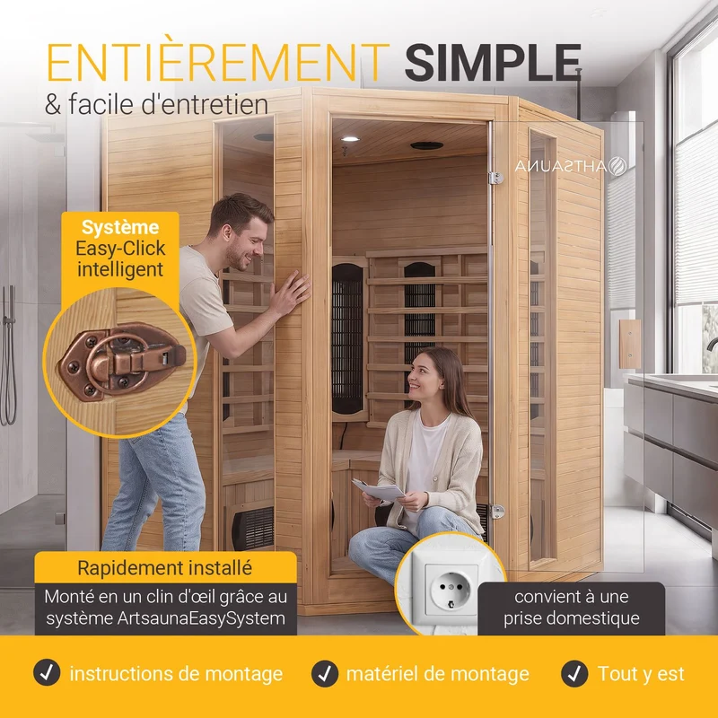 Sauna infrarouge Nyborg E150V