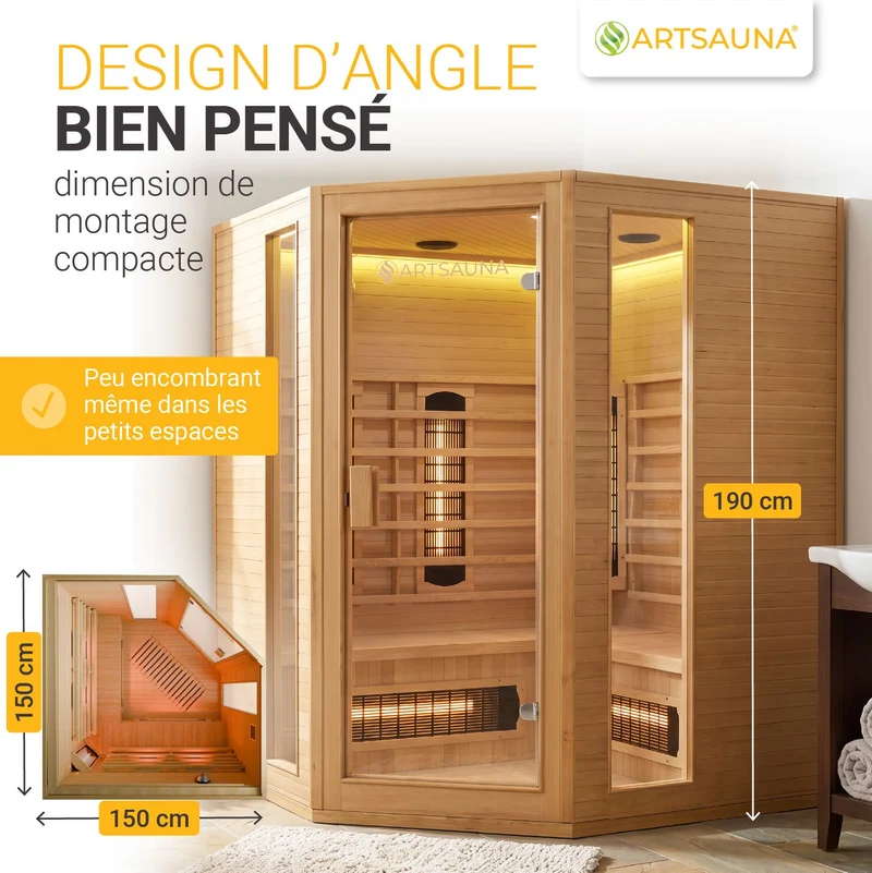 Sauna infrarouge Nyborg E150V