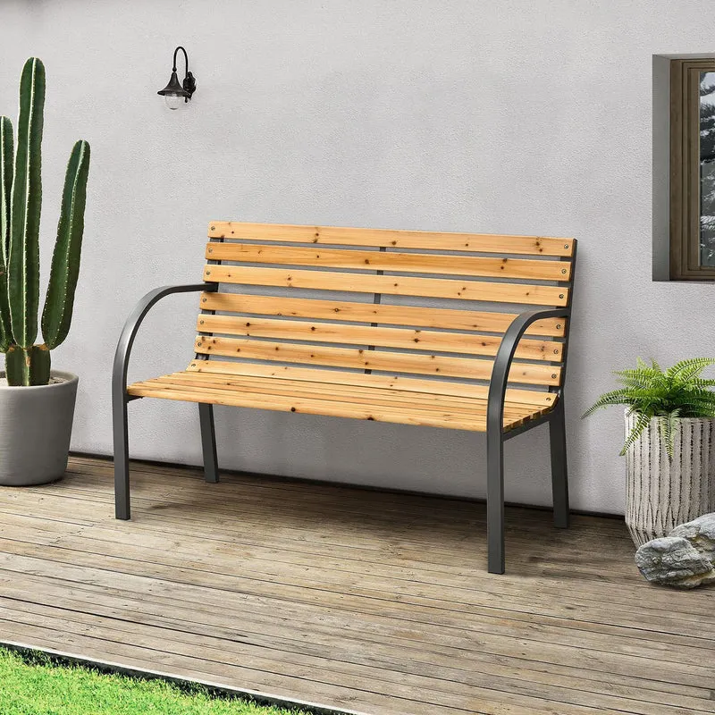 Banc de jardin Modena – bois de sapin et acier