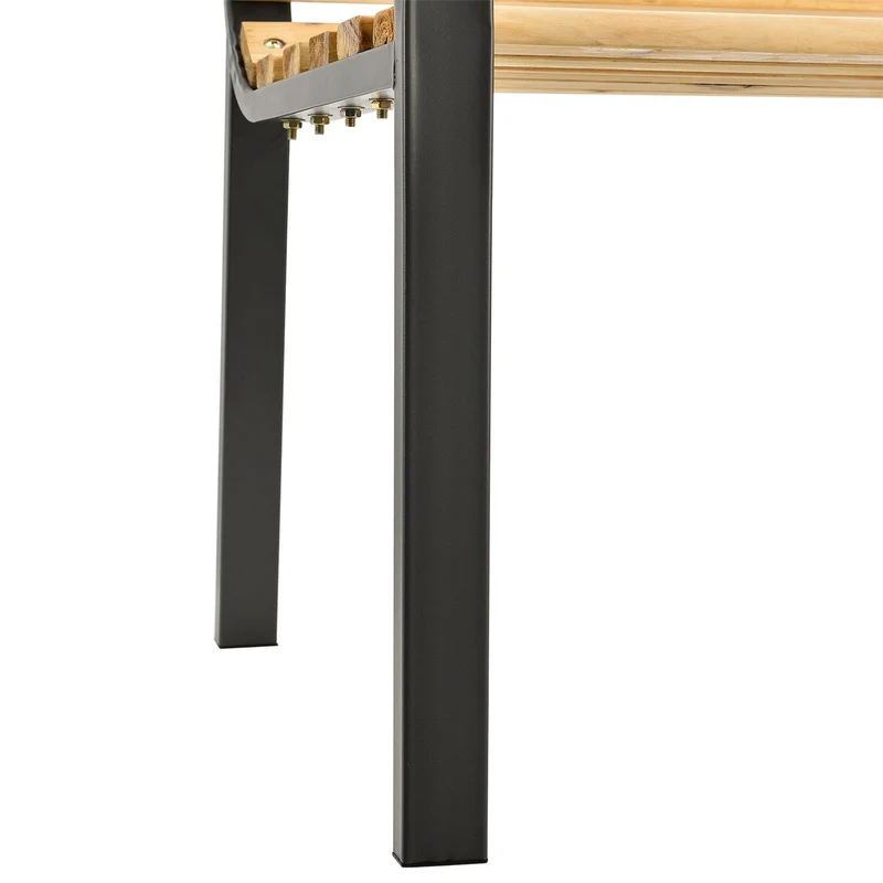 Banc de jardin Modena – bois de sapin et acier