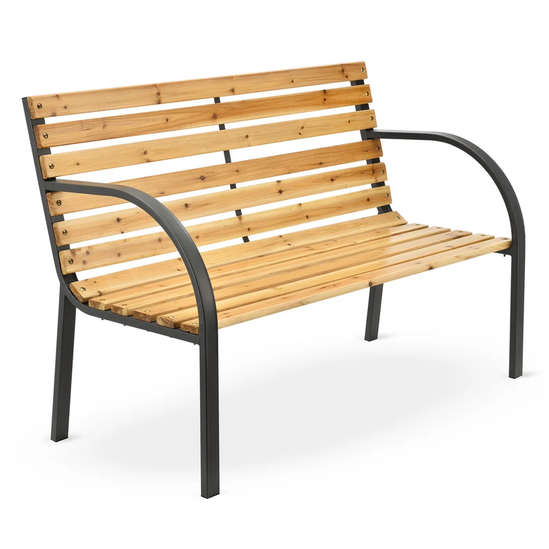 Banc de jardin Modena – bois de sapin et acier