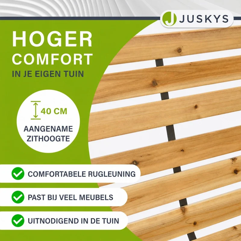 Banc de jardin Modena – bois de sapin et acier