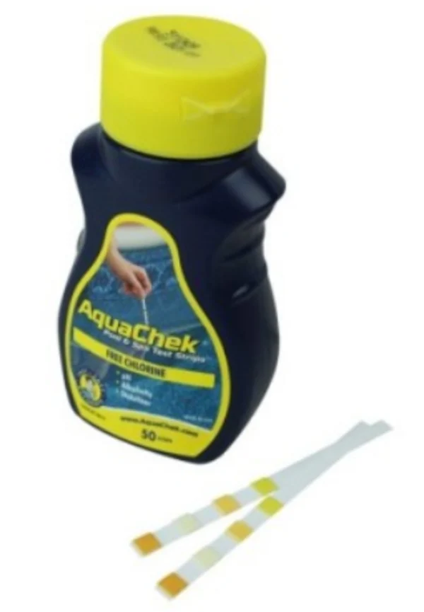 Bandelettes d'analyse 4 en 1 AquaChek Jaune - 50 bandelettes