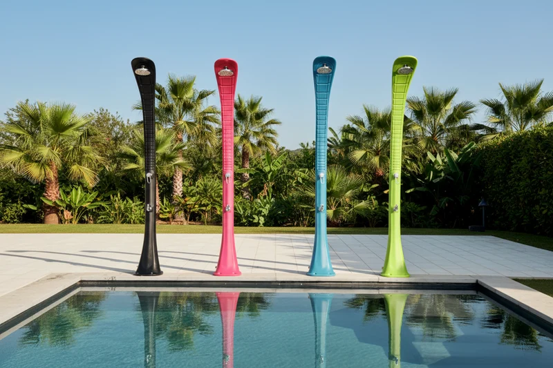 Douche solaire Cobra 32L avec rince-pieds