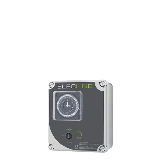 Coffret électrique de filtration mono avec disjoncteur moteur