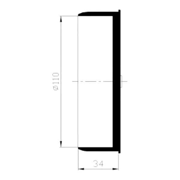 Couvercle pour emboiture 110mm SN4