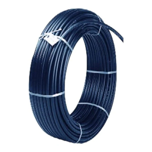 PE40 Tuyau KIWA Certifié Noir/Bleu PN 6.3 SDR9 – Tube Polyéthylène