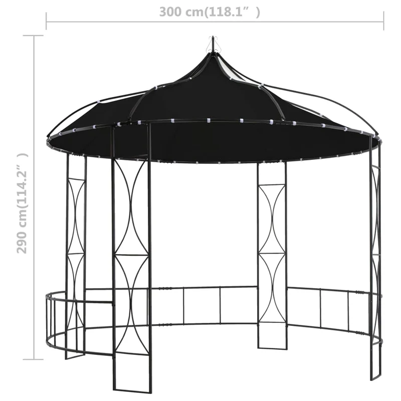 Prieel Rond 300X290 Cm