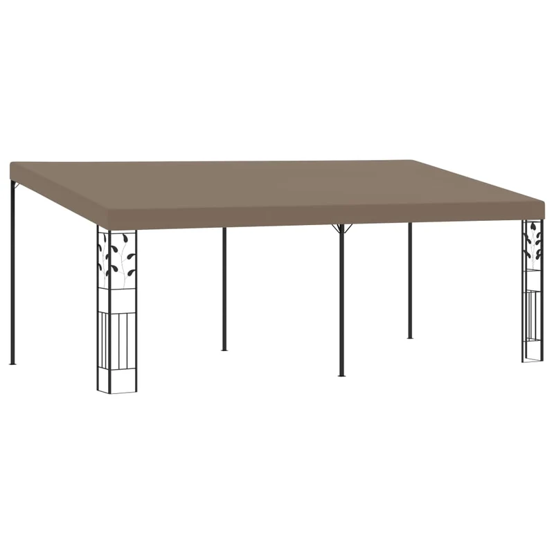 Wandprieel 6X3X2,5 M Taupe