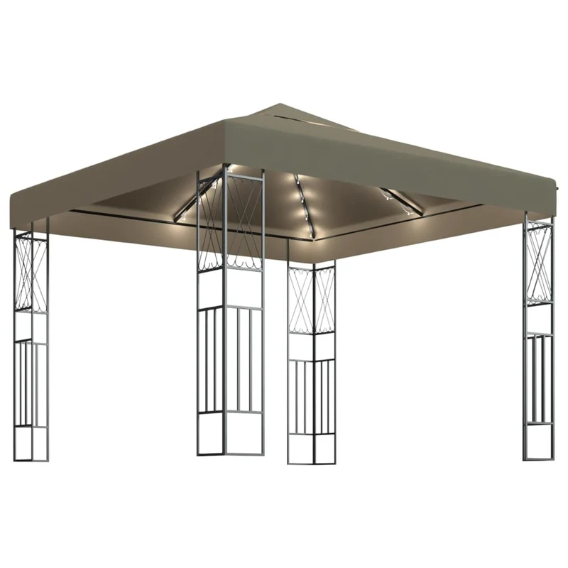 Prieel Met Led-Lichtslinger Stof