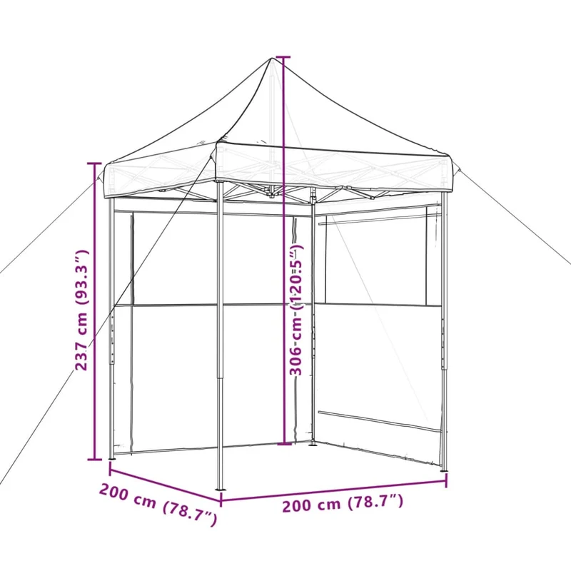Partytent Oxford Stof