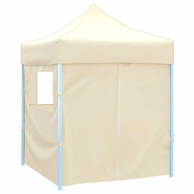 Partytent Met 4 Zijwanden Inklapbaar 2X2 M Staal