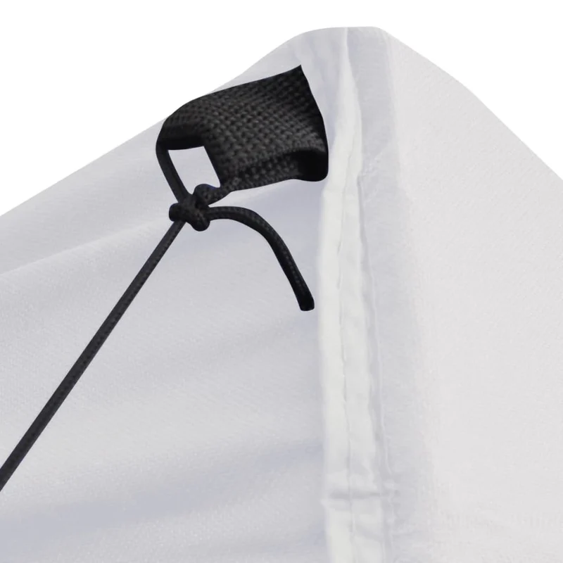 Partytent Met 4 Zijwanden Inklapbaar 3X3 M Staal Wit