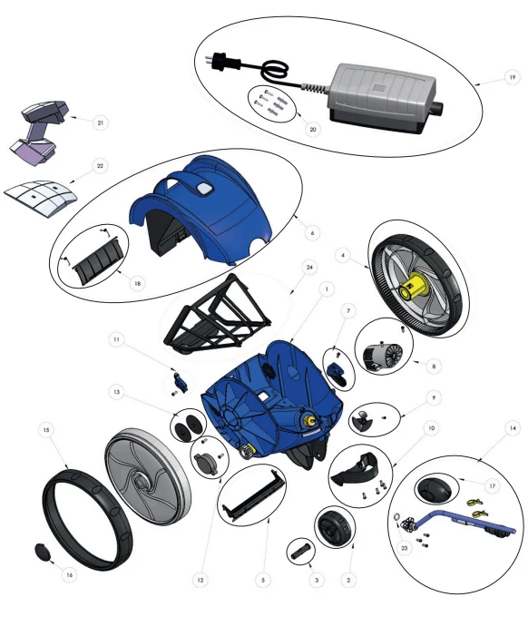 Aspirador VORTEX 1 ZODIAC - Recambios