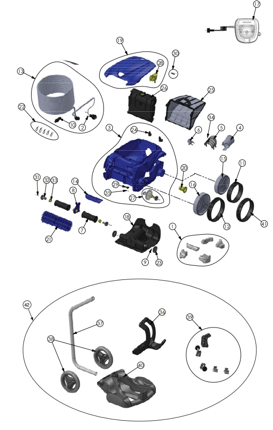 Aspirador RV4400 / RV4310 ZODIAC - Recambios