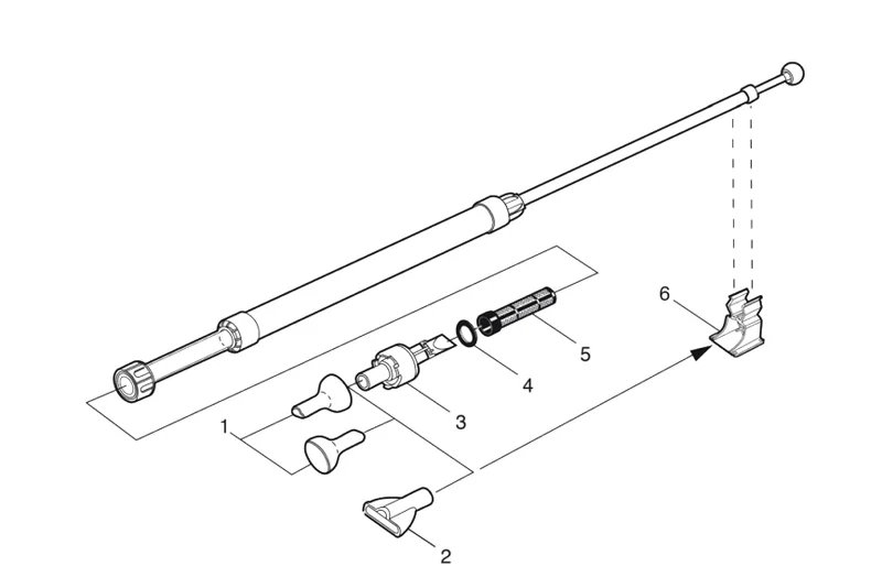 Aspirador Manual SPA WAND ZODIAC - Recambios