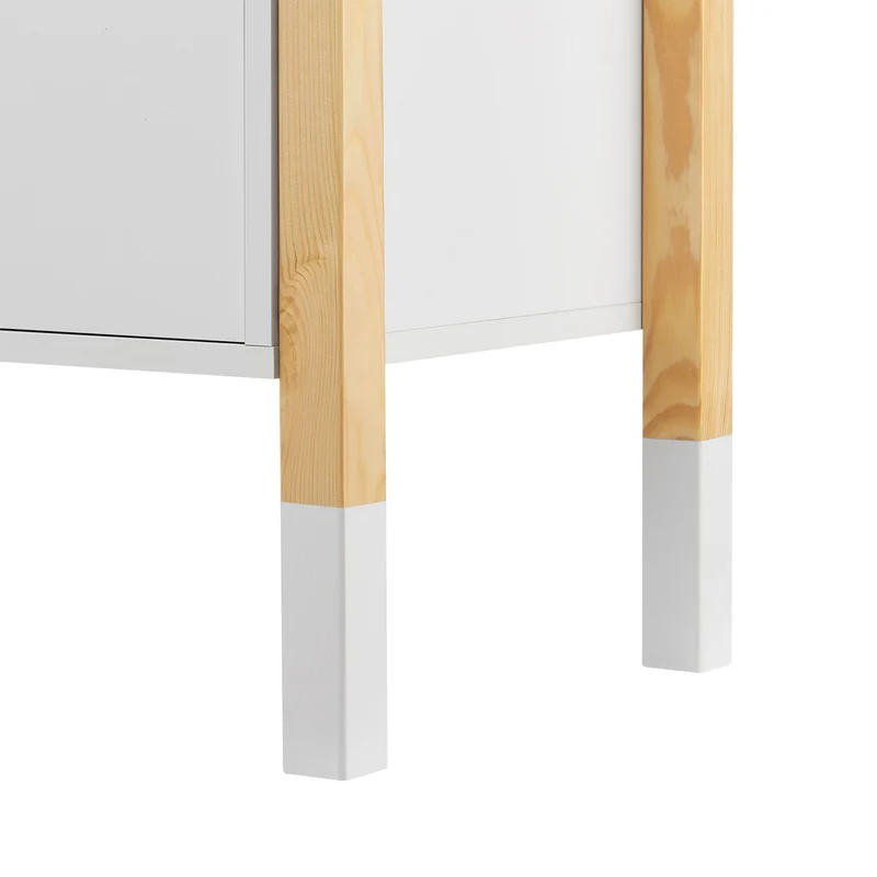 Table de chevet enfant Enny – 2 tiroirs, design maison