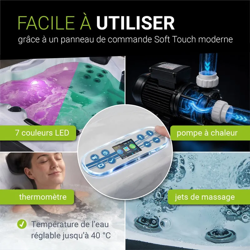 Spa extérieur Oasis – jets de massage