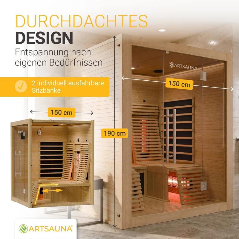Sauna infrarouge Helsinki 150